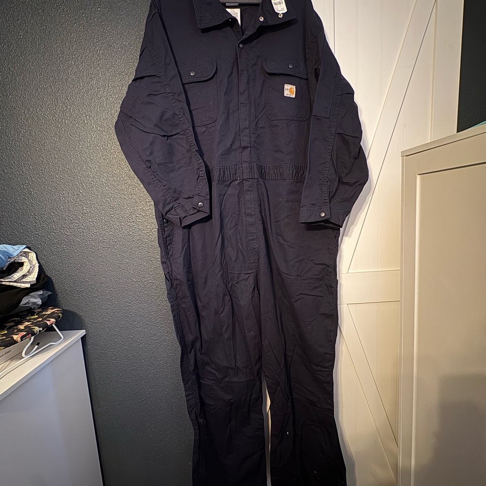CARHARTT MEN'S FR LOOSE FIT TWILL COVERALLS size XXL